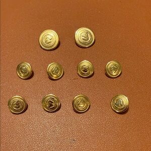 Blazer gold Buttons